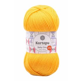 Kartopu K154 100 gr Sarı Baby One El Örgü İpi