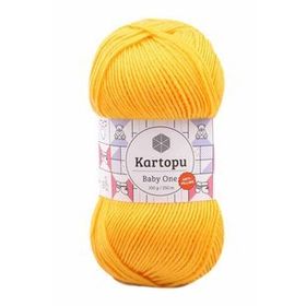 Kartopu K154 100 gr Sarı Baby One El Örgü İpi