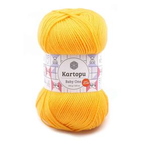 Kartopu K154 100 gr Sarı Baby One El Örgü İpi