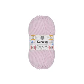 Kartopu K1562 Yumurcak Kadife Toz Pembe El Örgü İpi