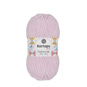 Kartopu K1562 Yumurcak Kadife Toz Pembe El Örgü İpi