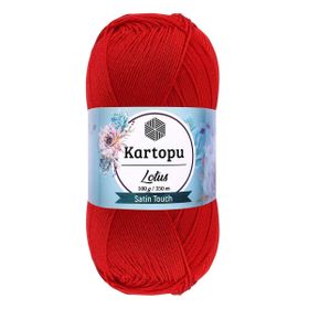 Kartopu K165 100 gr Kırmızı Lotus El Örgü İpi