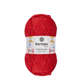 Kartopu K165 100 gr Kırmızı Lotus El Örgü İpi