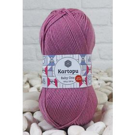Kartopu K1763 100 gr Gül Kurusu Baby One El Örgü İpi