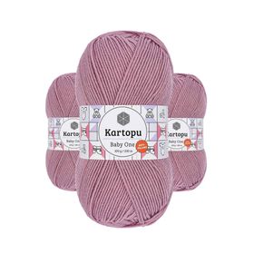 Kartopu K1763 100 gr Gül Kurusu Baby One El Örgü İpi