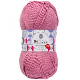 Kartopu K1763 Gül Kurusu Baby One Tüylenmeyen El Örgü İpi Yünü