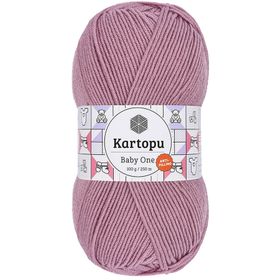 Kartopu K1763 Gül Kurusu Baby One Tüylenmeyen El Örgü İpi Yünü