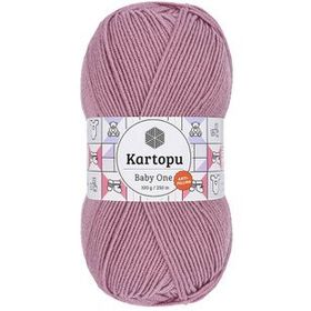 Kartopu K1763 Gül Kurusu Baby One Tüylenmeyen El Örgü İpi Yünü