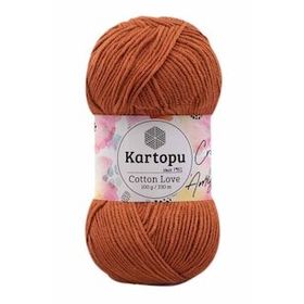 Kartopu K1834 Tarçın Cotton Love 100 gr El Örgü İpi