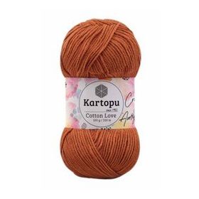 Kartopu K1834 Tarçın Cotton Love 100 gr El Örgü İpi