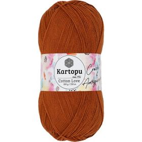 Kartopu K1834 Tarçın Cotton Love 100 gr El Örgü İpi