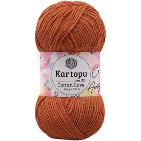 Kartopu K1834 Tarçın Cotton Love 100 gr El Örgü İpi