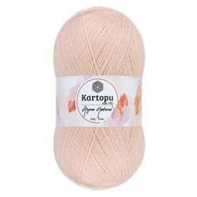 Kartopu K1873 Şampanya Angora Naturel El Örgü İpi