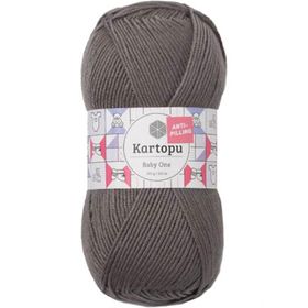 Kartopu K1921 Koyu Gri Baby One Tüylenmeyen El Örgü İpi Yünü