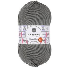 Kartopu K1921 Koyu Gri Baby One Tüylenmeyen El Örgü İpi Yünü