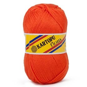 Kartopu K210 Kristal Turuncu El Örgü Lif İpi