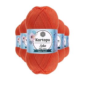 Kartopu K211 Yavruağzı Lotus Bikini Büstiyer Bluz 5 Adet Örgü İpi