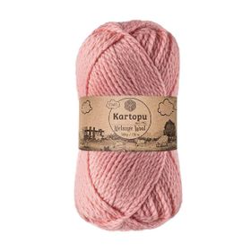 Kartopu K2116 Pembe Melange Wool El Örgü İpi