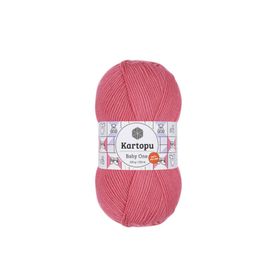 Kartopu K244 Şeker Pembe Baby One Tüylenmeyen El Örgü İpi Yünü