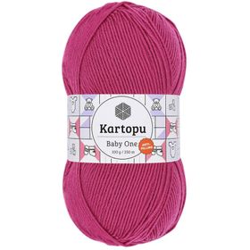 Kartopu K245 100 gr Fuşya Baby One El Örgü İpi