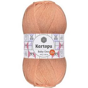 Kartopu K253 Yavruağzı Baby One Tüylenmeyen El Örgü İpi Yünü