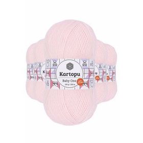 Kartopu K255 5 Adet Bebe Pembe Baby One Tüylenmeyen El Örgü İpi Yünü