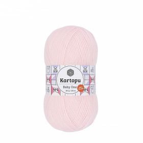 Kartopu K255 Bebe Pembe Baby One Tüylenmeyen El Örgü İpi Yünü