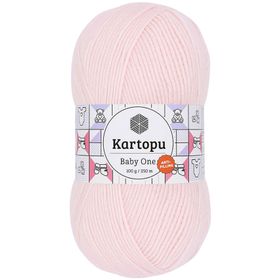 Kartopu K255 Bebe Pembe Baby One Tüylenmeyen El Örgü İpi Yünü