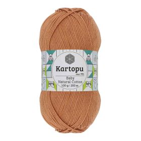 Kartopu K261 100 gr Kiremit Tozu Baby Natural Cotton El Örgü İpi
