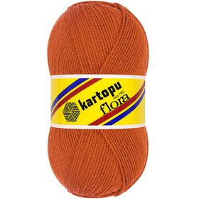 Kartopu K263 Kiremit Angora Naturel El Örgü İpi