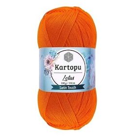 Kartopu K273 Turuncu Lotus Bikini Büstiyer Bluz Örgü İpi