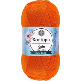 Kartopu K273 Turuncu Lotus Bikini Büstiyer Bluz Örgü İpi