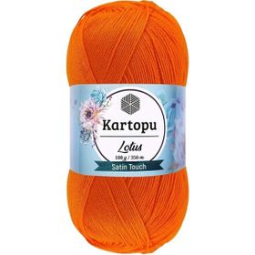Kartopu K273 Turuncu Lotus Bikini Büstiyer Bluz Örgü İpi