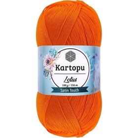 Kartopu K273 Turuncu Lotus Bikini Büstiyer Bluz Örgü İpi