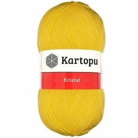 Kartopu K301 Kristal Sarı Örgü Lif İpi