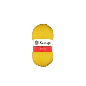 Kartopu K301 Kristal Sarı Örgü Lif İpi