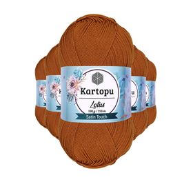 Kartopu K302 Tarçın Lotus Bikini Büstiyer Bluz 5 Adet Örgü İpi