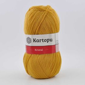 Kartopu K303 Hardal Kristal 5'li El Örgü Lif İpi