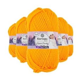 Kartopu K314 100 gr 5 Adet Süper Chunky Kalın Kışlık El Örgü İpliği