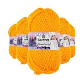 Kartopu K314 100 gr 5 Adet Süper Chunky Kalın Kışlık El Örgü İpliği