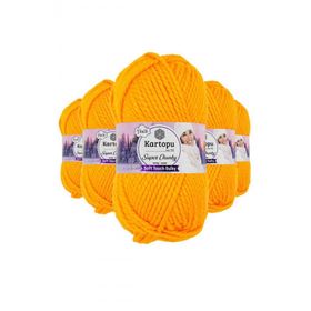 Kartopu K314 100 gr 5 Adet Süper Chunky Kalın Kışlık El Örgü İpliği