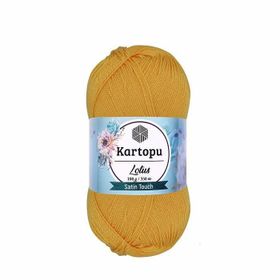 Kartopu K318 100 gr Koyu Sarı Lotus El Örgü İpi