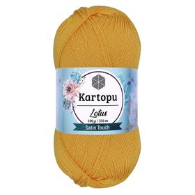 Kartopu K318 Koyu Sarı Lotus Bikini Büstiyer Bluz Örgü İpi