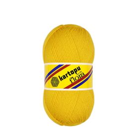Kartopu K320 Flora Sarı El Örgü Patik İpi