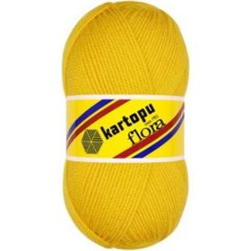 Kartopu K320 Flora Sarı El Örgü Patik İpi
