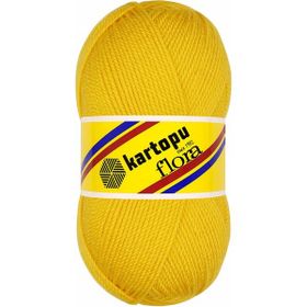 Kartopu K320 Flora Sarı El Örgü Patik İpi