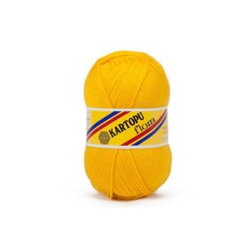 Kartopu K320 Flora Sarı El Örgü Patik İpi