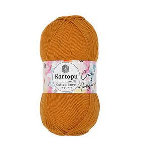 Kartopu K355 Hardal Cotton Love 100 gr El Örgü İpi