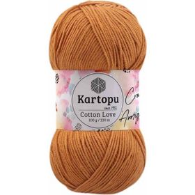 Kartopu K355 Hardal Cotton Love 100 gr El Örgü İpi