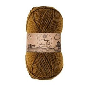 Kartopu K4001 Haki Melange Wool El Örgü İpi